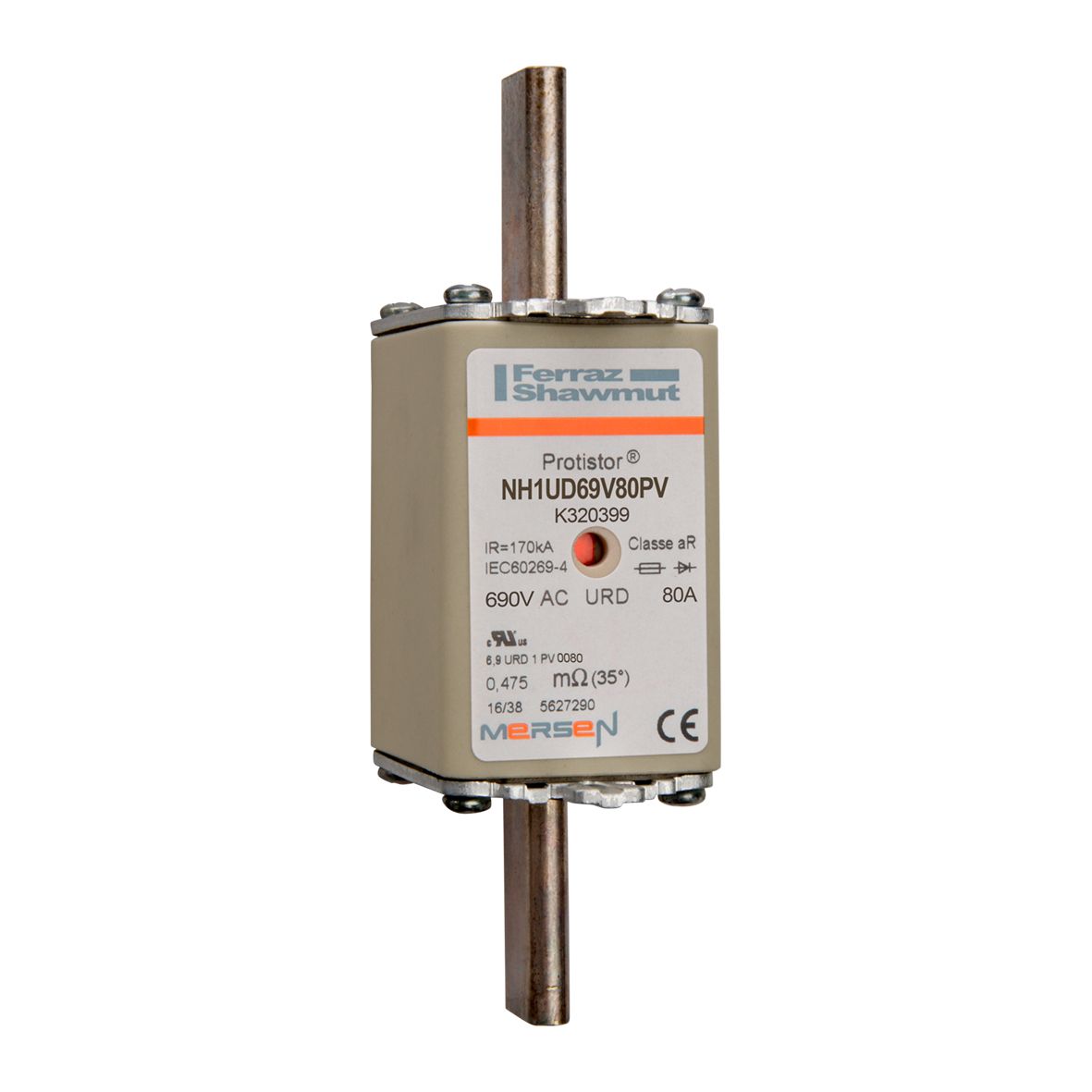 K320399 - Size 1 aR 690VAC aR 80 A 690VAC